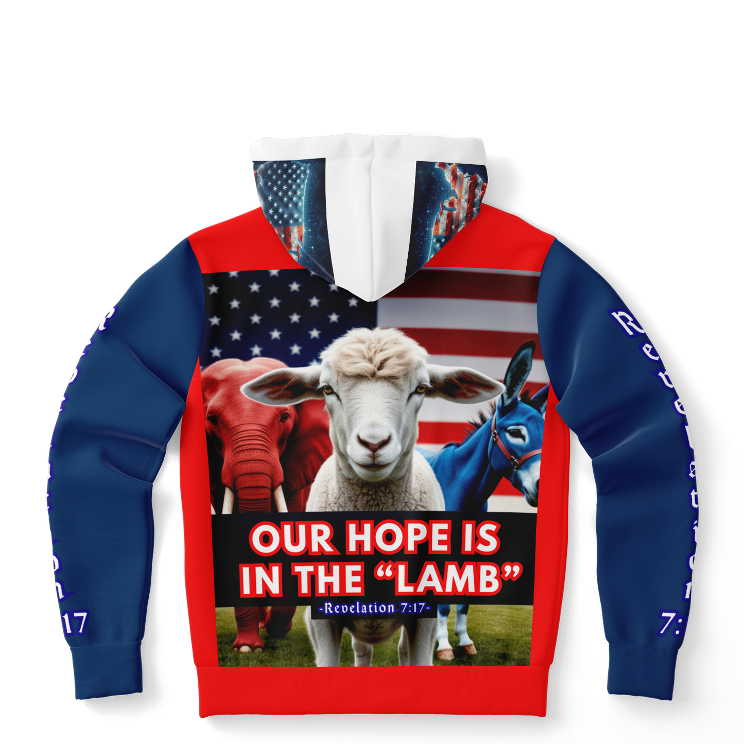 OUR HOPE IS IN THE LAMB #1 BOLD- AOP -LAMB OF GLORY