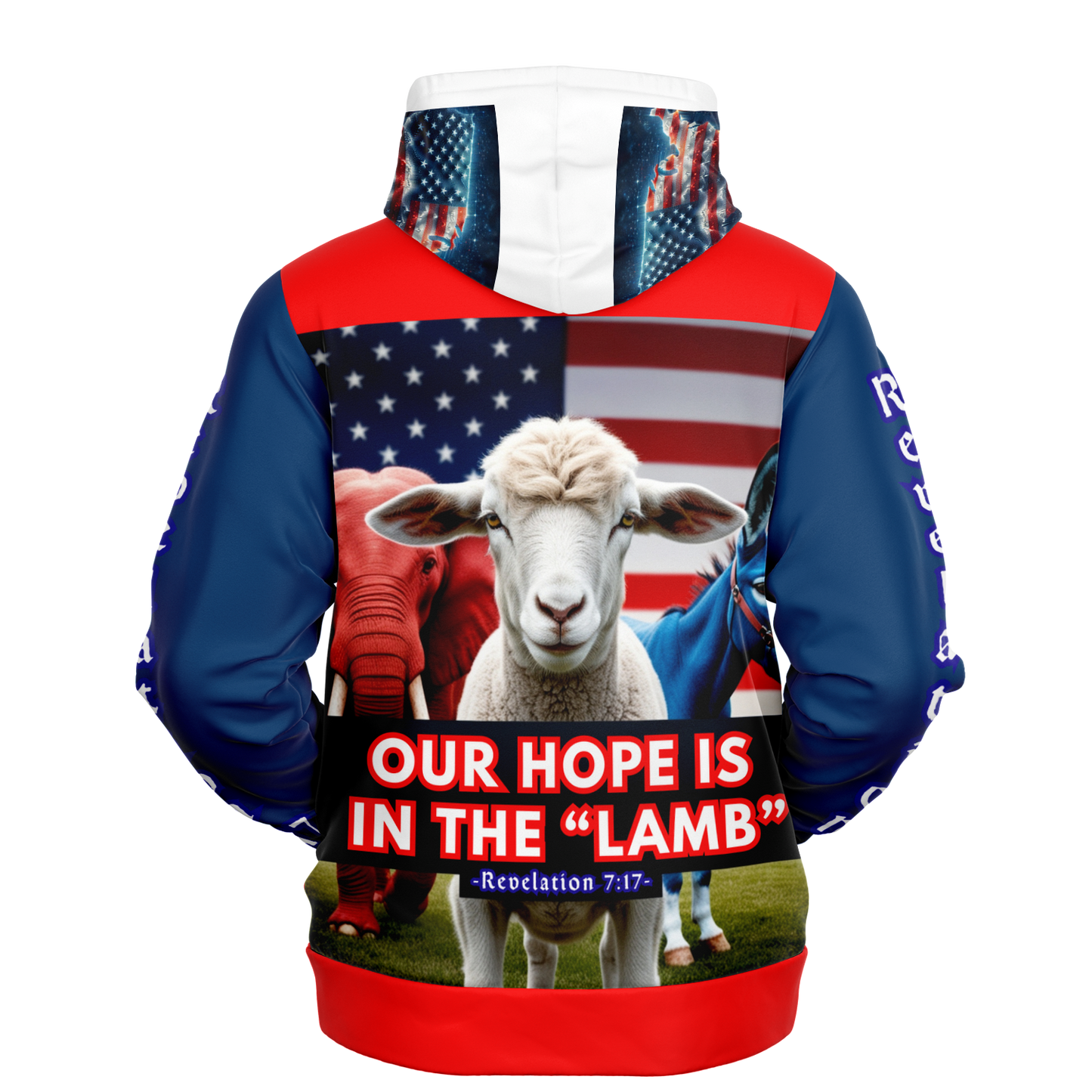 OUR HOPE IS IN THE LAMB #1 BOLD- AOP -LAMB OF GLORY
