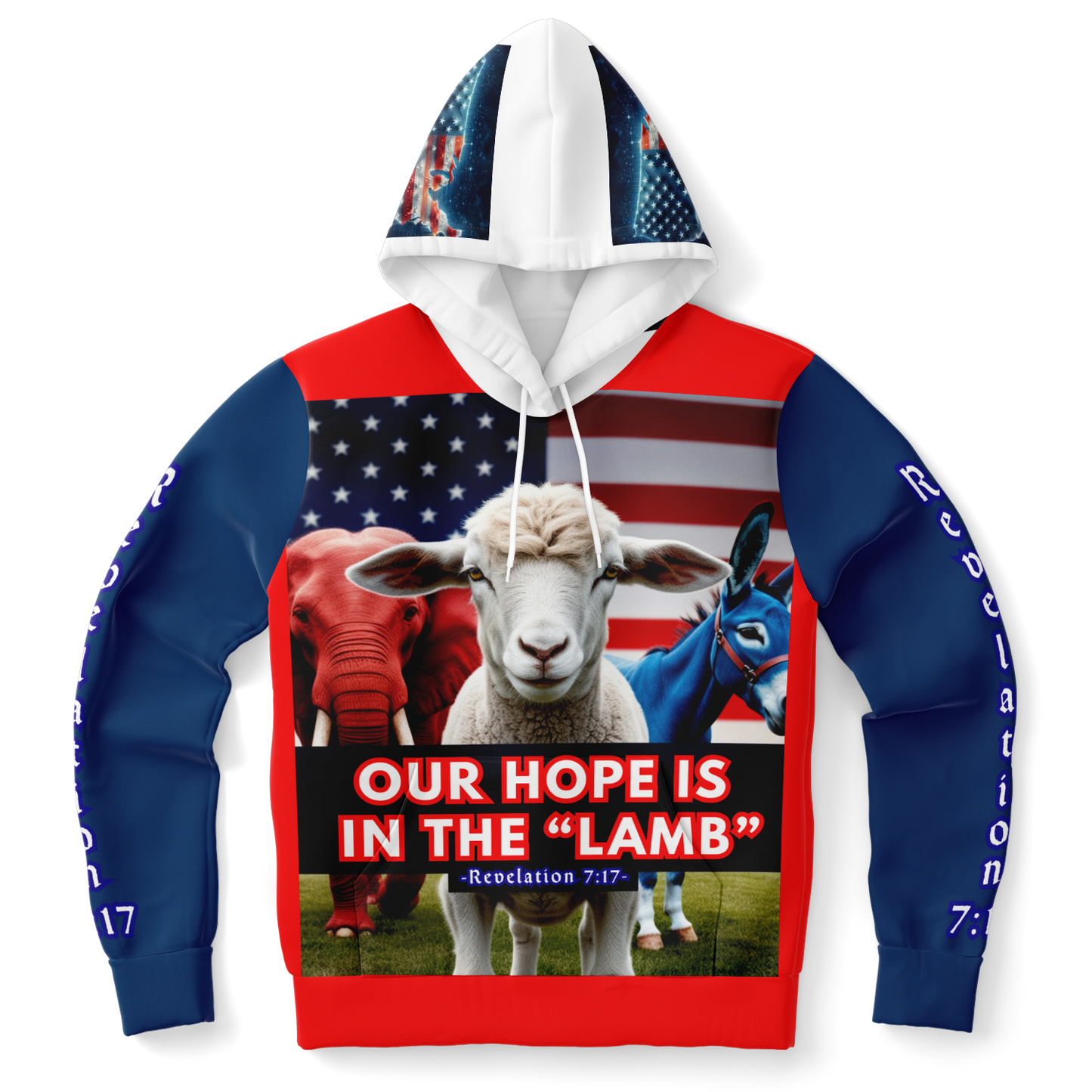 OUR HOPE IS IN THE LAMB #1 BOLD- AOP -LAMB OF GLORY