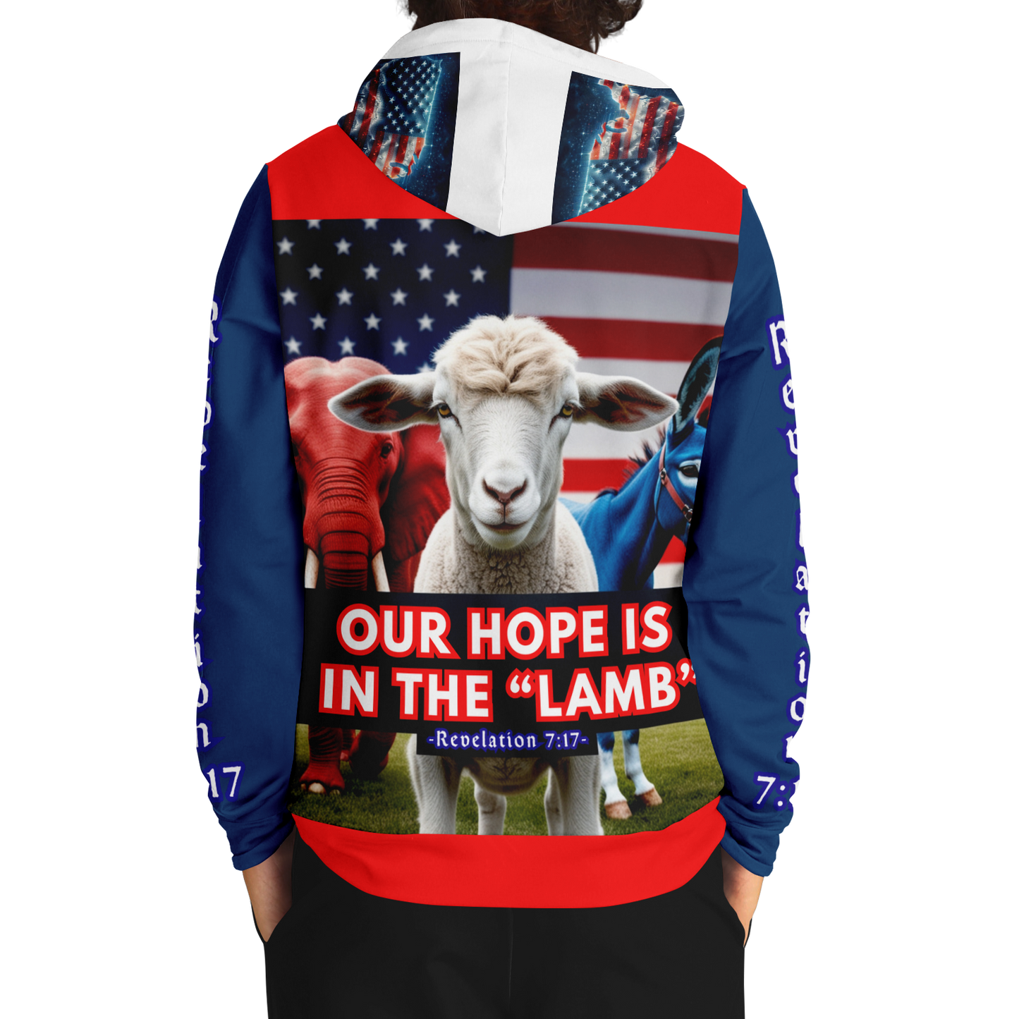 OUR HOPE IS IN THE LAMB #1 BOLD- AOP -LAMB OF GLORY