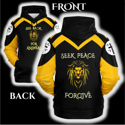 See Back for Answers - #3 Seek Peace- BOLD-FAITH WARRIOR