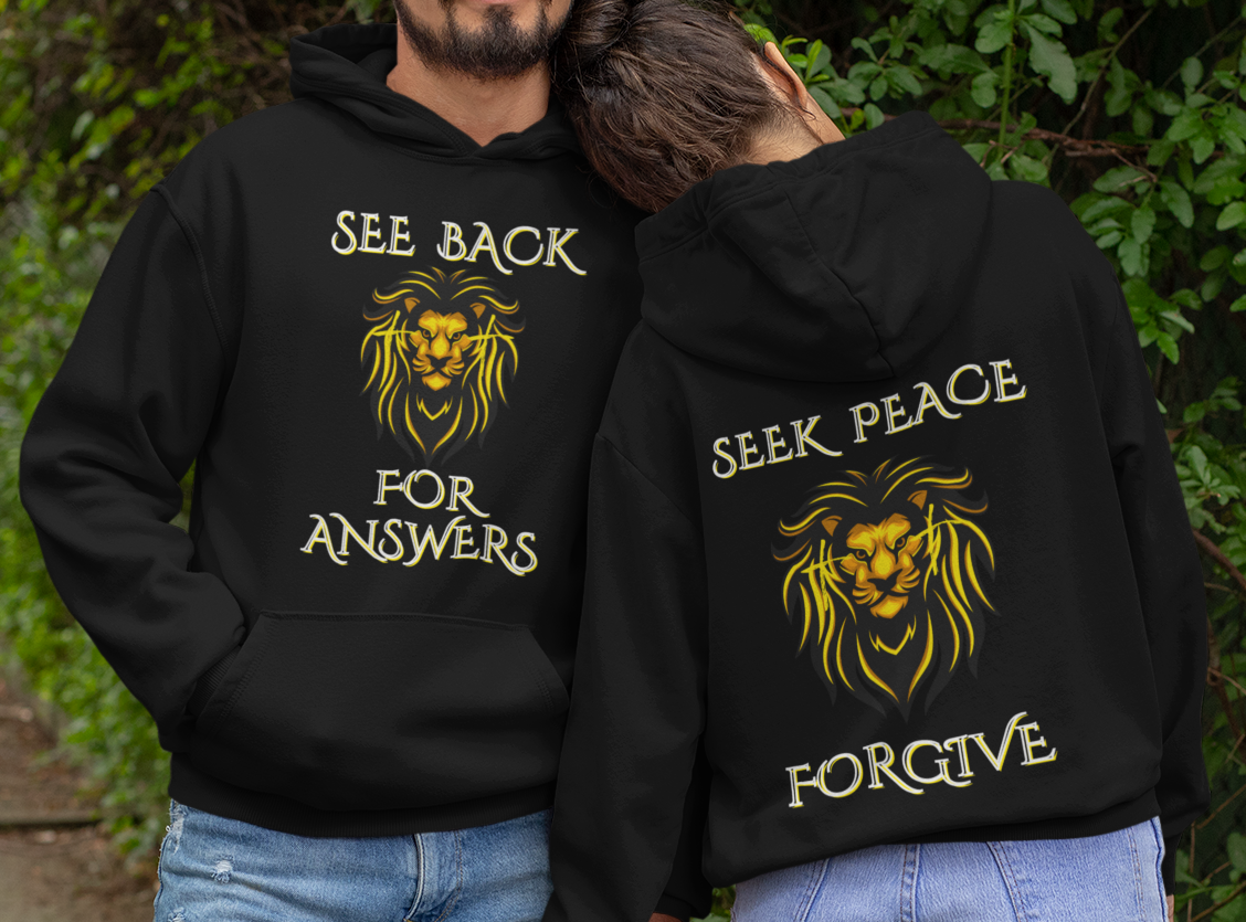 See Back For Answers- #3 SEEK PEACE- FAITH  STRONG- MIDLINE